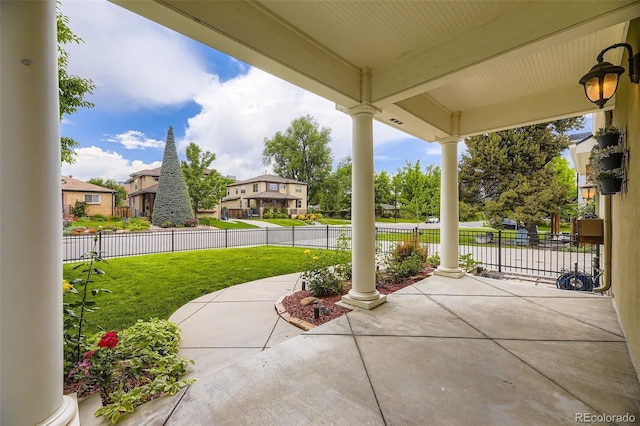940 Kearney St, Denver, CO 80220 - view of patio / terrace with a residential view