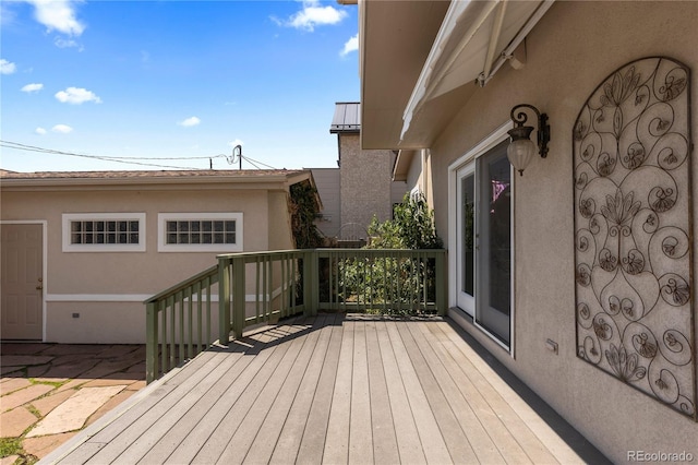 1172 S Steele St, Denver, CO 80210 - view of wooden terrace