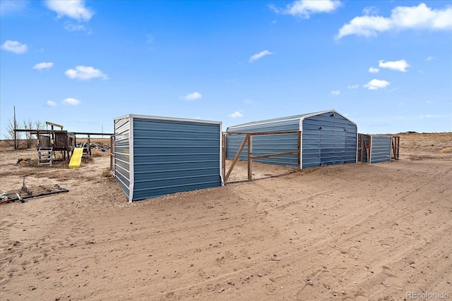 view of outdoor structure