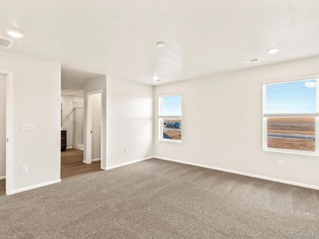 unfurnished bedroom featuring carpet