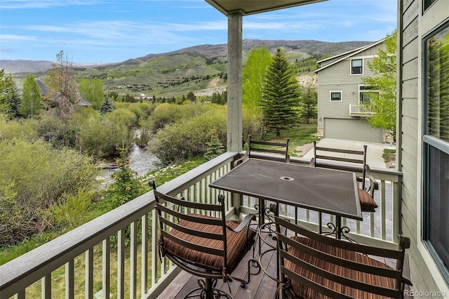 131 Creek Ln, Silverthorne, CO 80498 - balcony with a mountain view