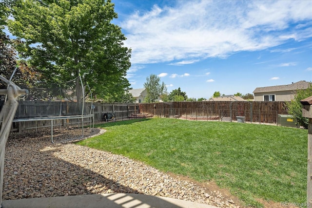 22379 E Dorado Ave, Aurora, CO 80015 - view of yard with a trampoline