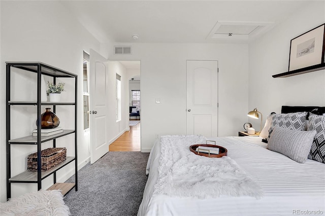 bedroom featuring carpet flooring