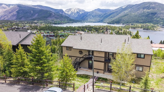 144 Tall Pine Cir, Grand Lake, CO 80447 - view of mountain backdrop with a large body of water