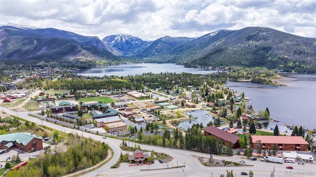 144 Tall Pine Cir, Grand Lake, CO 80447 - bird's eye view of a water and mountain view