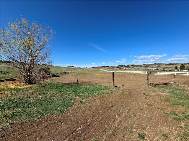 595 W Oak Hill Ln, Castle Rock, CO 80108 - view of yard with a rural view