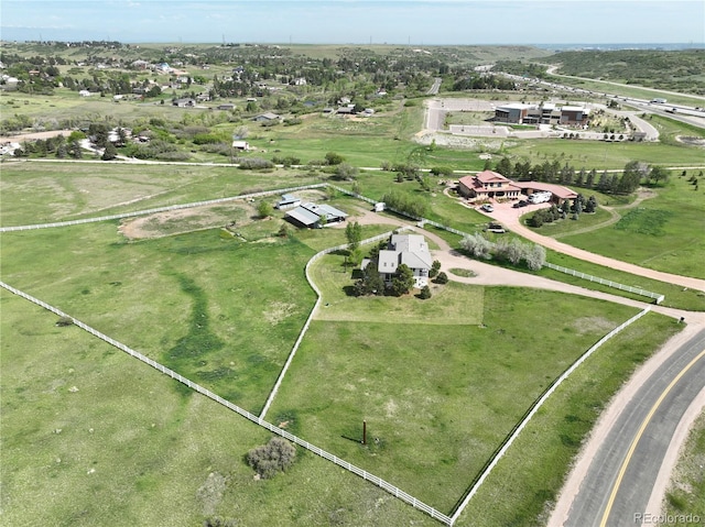 595 W Oak Hill Ln, Castle Rock, CO 80108 - aerial view of property and surrounding area