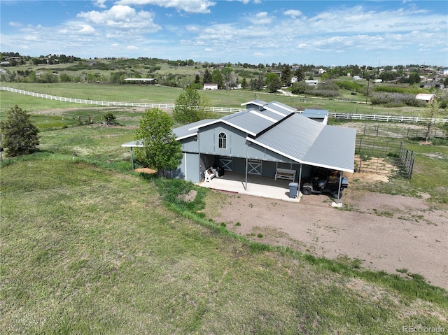 595 W Oak Hill Ln, Castle Rock, CO 80108 - overview of rural landscape
