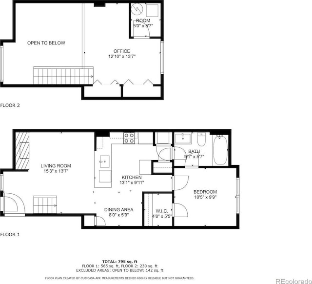 3026 W Prentice Ave Unit H, Littleton, CO 80123 - view of property floor plan