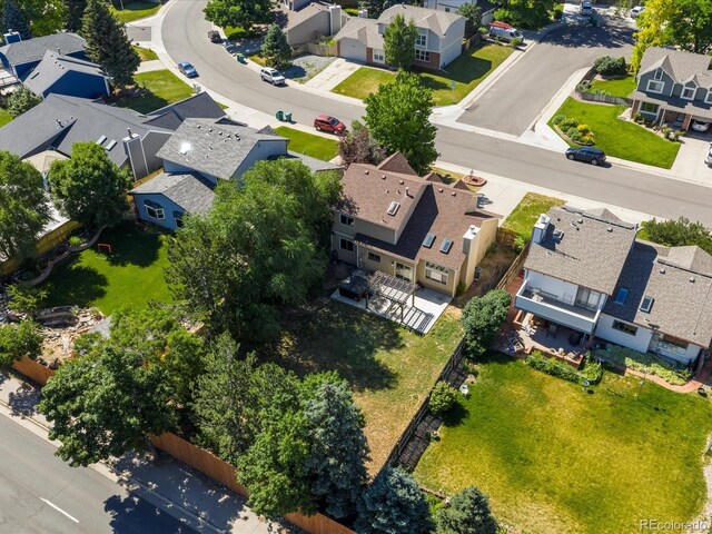 5903 S Ward St, Littleton, CO 80127 - aerial perspective of suburban area