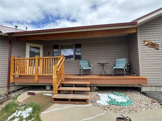 73 County Road 1931, Kremmling, CO 80459 - rear view of house with a porch