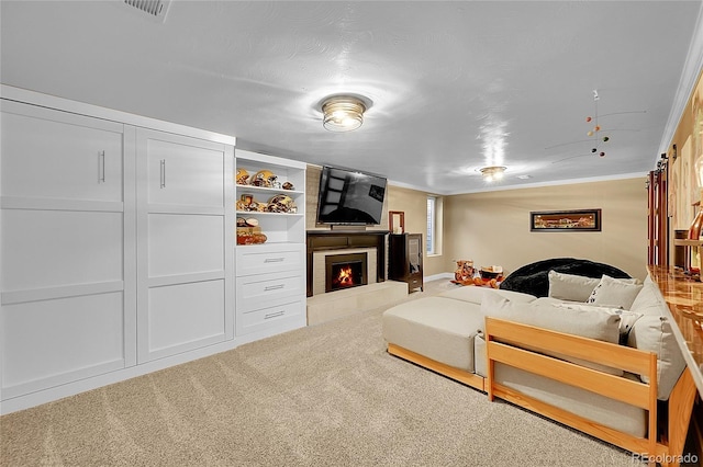 6015 S Milwaukee Way, Centennial, CO 80121 - carpeted bedroom with a fireplace
