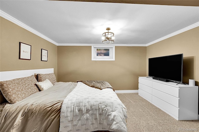 6015 S Milwaukee Way, Centennial, CO 80121 - bedroom with light carpet and ornamental molding