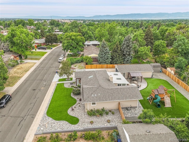 6015 S Milwaukee Way, Centennial, CO 80121 - view from above of property featuring a mountainous background