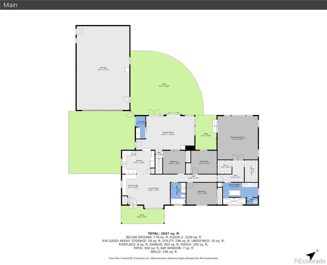 6015 S Milwaukee Way, Centennial, CO 80121 - view of property floor plan