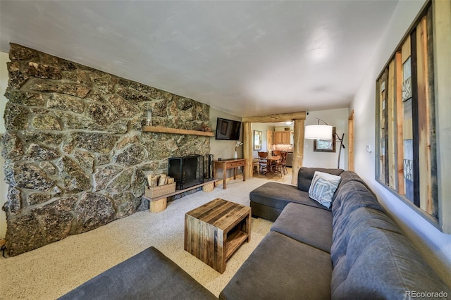 446 Hi Country Drive 17 & 18, Winter Park, CO 80482 - living room with a fireplace
