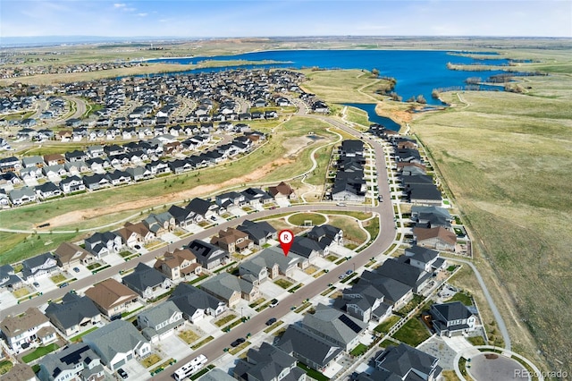 7051 S White Crow Way, Aurora, CO 80016 - view of property location featuring a large body of water and nearby suburban area