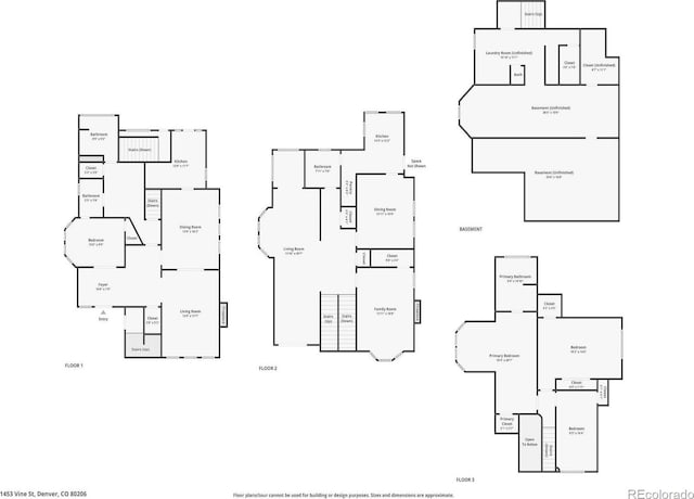 1453 Vine St, Denver, CO 80206 - room layout