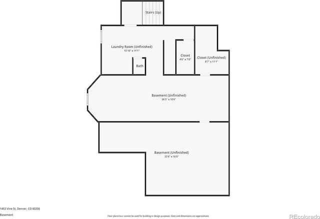 1453 Vine St, Denver, CO 80206 - view of room layout