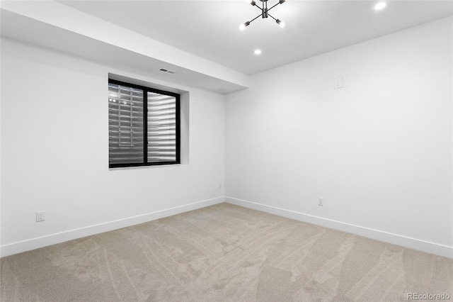 2378 S Bannock St, Denver, CO 80223 - unfurnished room with carpet and recessed lighting