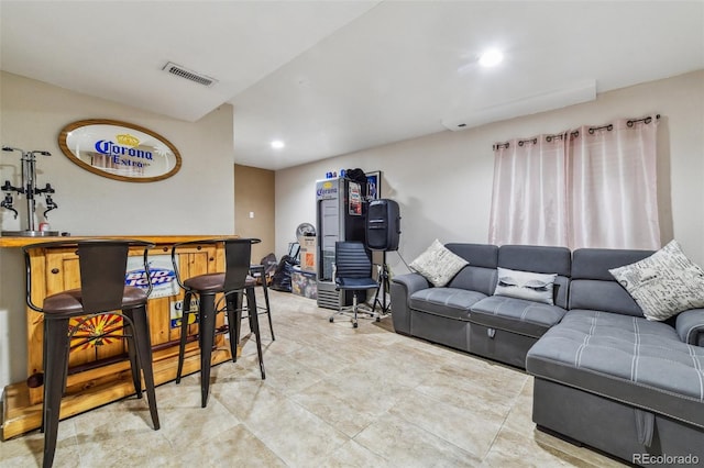 20651 E 42nd Ave, Denver, CO 80249 - living area with a bar and recessed lighting