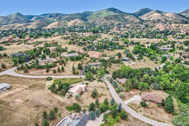 6227 Colorow Dr, Morrison, CO 80465 - aerial view featuring a mountain view