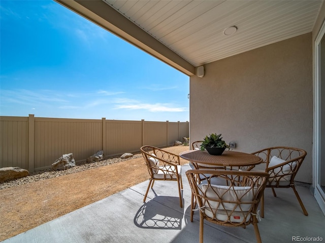 view of patio