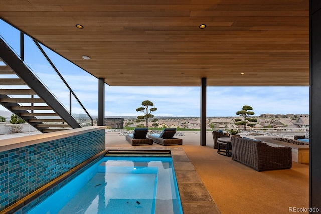 view of swimming pool