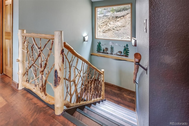 288 Spring Vly, Bailey, CO 80421 - staircase featuring baseboards