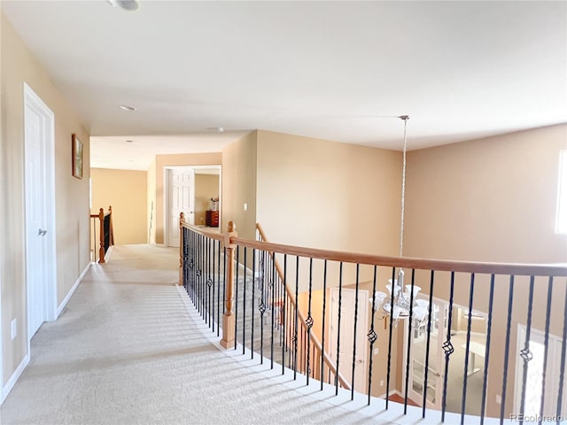 6035 S Paris St, Englewood, CO 80111 - hall with an upstairs landing and carpet