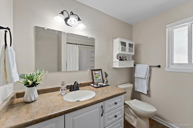 2615 Centre Ln, Colorado Springs, CO 80909 - bathroom with vanity and a shower with shower curtain