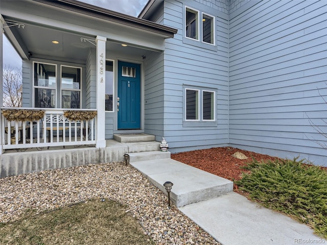 4628 Mt Shavano St, Brighton, CO 80601 - doorway to property featuring a porch