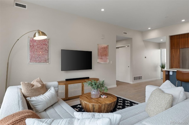 3233 Tejon St Unit 305, Denver, CO 80211 - living area with recessed lighting and light wood finished floors
