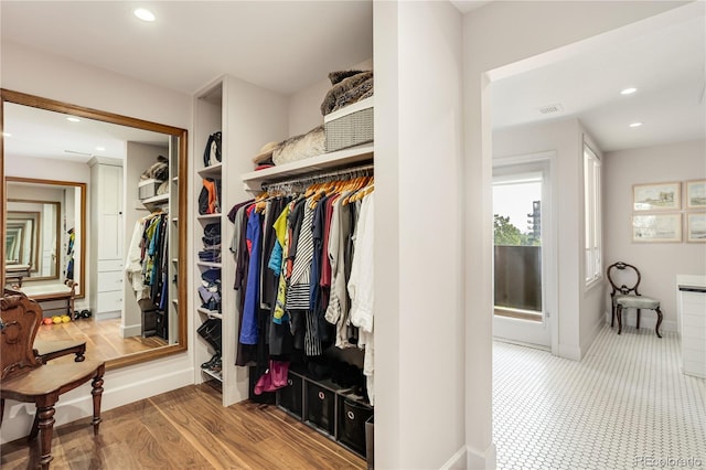 1133 Race St Unit 5A, Denver, CO 80206 - walk in closet with visible vents
