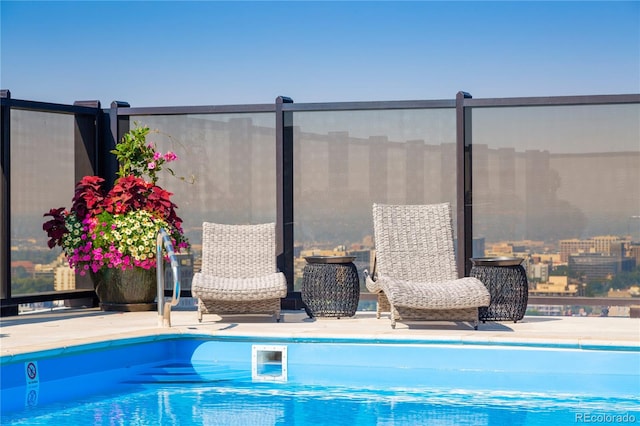 1133 Race St Unit 5A, Denver, CO 80206 - view of swimming pool with a covered pool