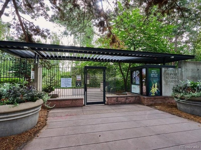 1133 Race St Unit 5A, Denver, CO 80206 - exterior space with a gate and fence