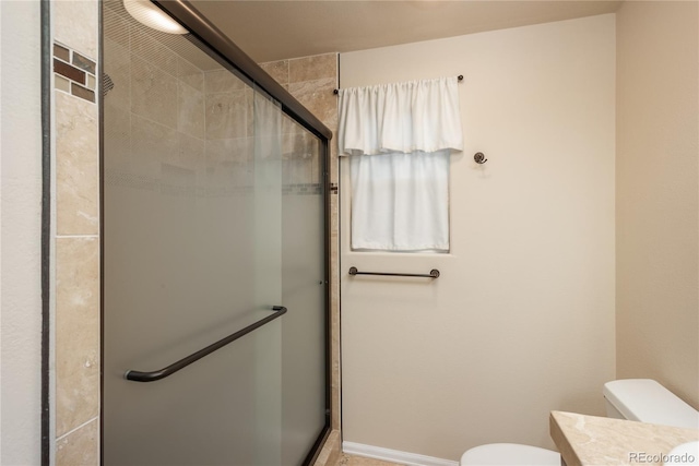 773 S Dearborn Cir, Aurora, CO 80012 - bathroom featuring a shower stall and vanity