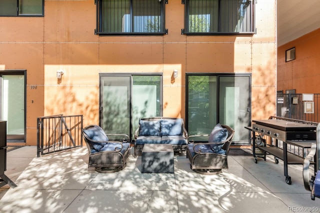 view of patio / terrace with outdoor lounge area