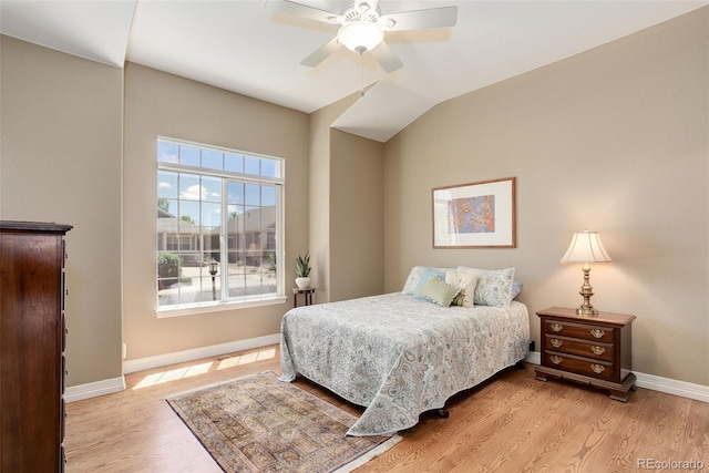 14879 Xenia St, Thornton, CO 80602 - bedroom with baseboards, light wood-style floors, and a ceiling fan