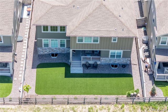 17121 Desert Wine Ln, Parker, CO 80134 - view from above of property