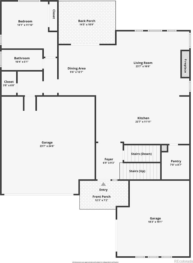 17121 Desert Wine Ln, Parker, CO 80134 - property floor plan
