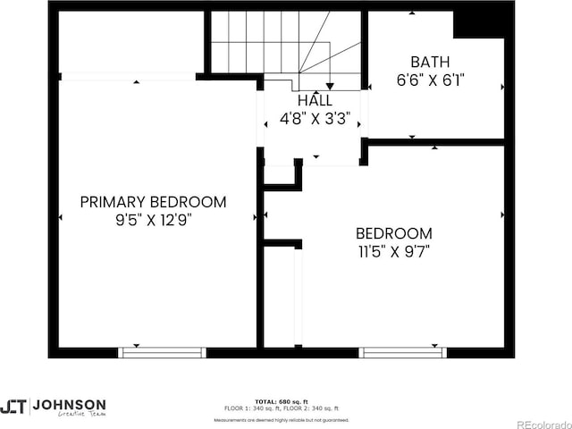 1349 Race St Unit 5, Denver, CO 80206 - home floor plan