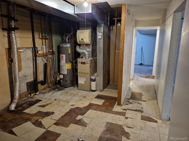 16094 E Exposition Dr, Aurora, CO 80017 - unfinished basement featuring water heater