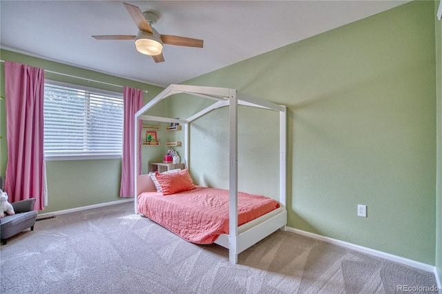 5532 S Valdai Way, Aurora, CO 80015 - carpeted bedroom featuring baseboards and a ceiling fan