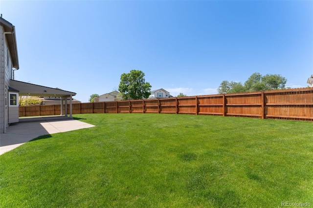 12814 Forest Cir, Thornton, CO 80241 - view of yard featuring a patio