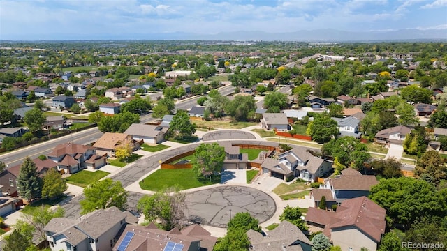 12814 Forest Cir, Thornton, CO 80241 - aerial perspective of suburban area featuring a mountain backdrop