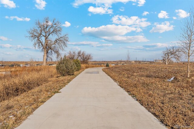 view of property's community with a rural view