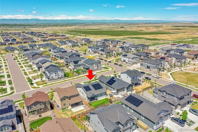4040 Eaton Park St, Aurora, CO 80019 - aerial perspective of suburban area featuring mountains