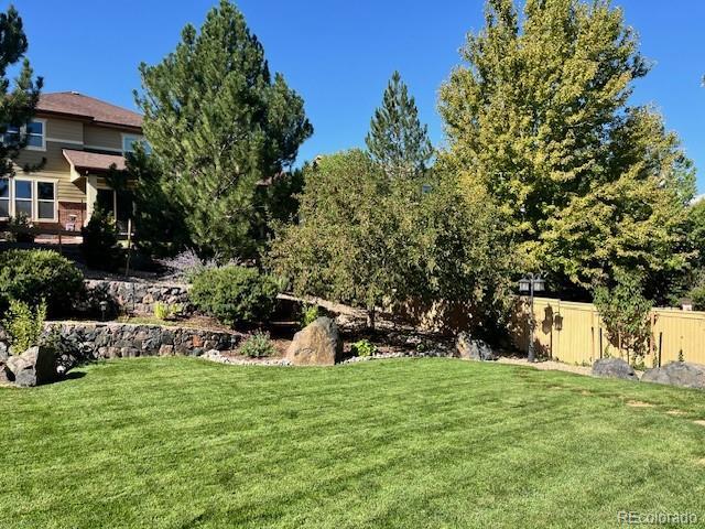 3188 Lynwood Ave, Highlands Ranch, CO 80126 - view of yard with fence