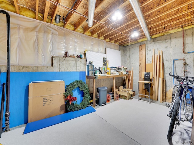 8312 S Peninsula Dr, Littleton, CO 80120 - view of unfinished basement